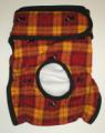 Diaper Plaid with dogs